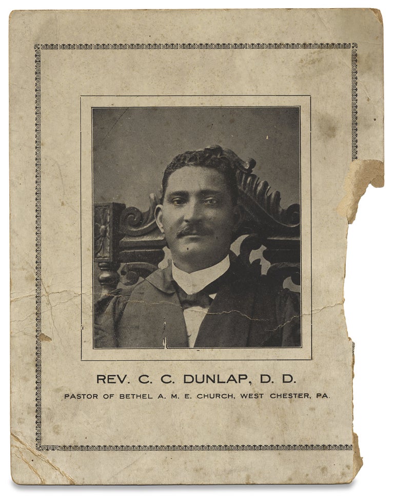 [3729238] Rev. C. C. Dunlap, D. D. (African Methodist Episcopal Church pastor). Rev. C. C. Dunlap.