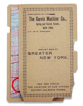 Pocket Map of Greater New York. [1896 Chicago Imprint]