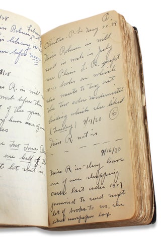 1925–1931 National Library Bindery Co. – Bookbinding Sales Manager’s Memorandum Book for Indianapolis Branch.