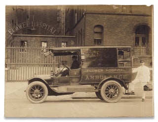 3729274] [C.1910s Photograph of New York City’s “Flower Hospital” Ambulance at the...