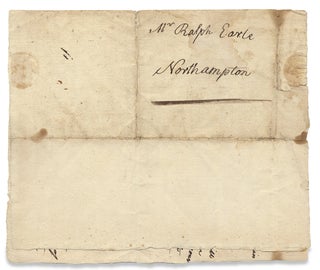 [1799 ALS to American Historical Painter and Portraitist Ralph Earle seeking His Tuition of Young Artist, William Southgate].