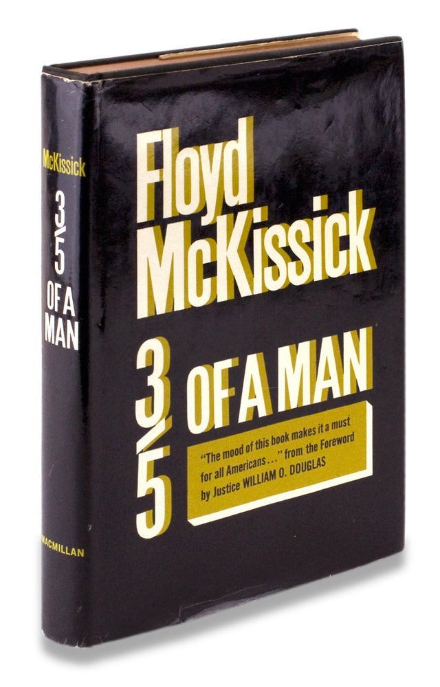 [3729322] Three-Fifths of a Man. (Signed). Floyd McKissick.