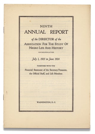 3729368] Ninth Annual Report of the Director of the Association for the Study of Negro Life and...