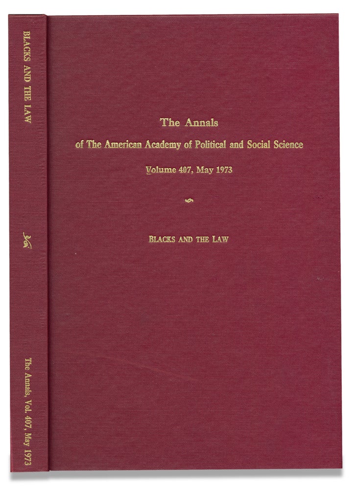 [3729404] Blacks and the Law. [The Annals of The American Academy of Political and Social Sciences, Volume 407, May, 1973]. Jack Greenburg, Richard D. Lambert.