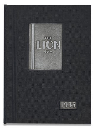 3729492] The Lion, A Record of Achievements Published by The Class of 1935 [Phi Lamda Mu] Lincoln...