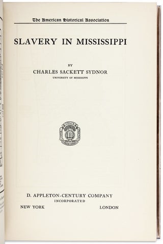 Slavery in Mississippi.