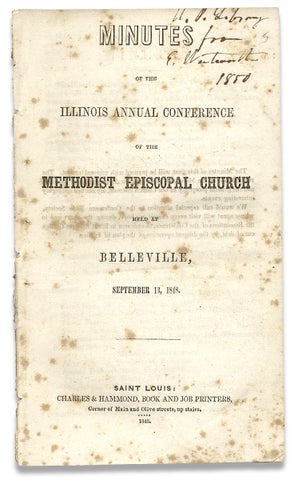 3730204] Minutes of the Illinois Annual Conference of the Methodist Episcopal Church held at...