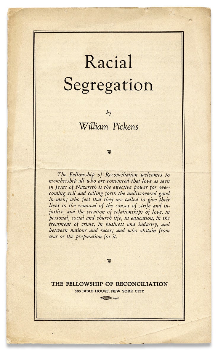 racial segregation essay title