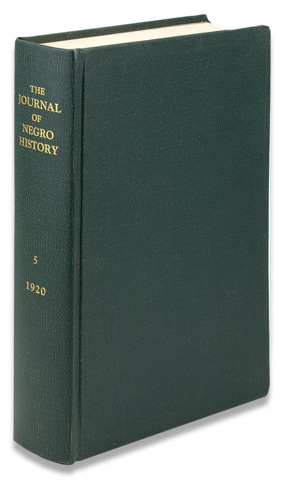 [3730271] The Journal of Negro History, Volume V, 1920 [complete]. Carter G. Woodson, 1875–1950.