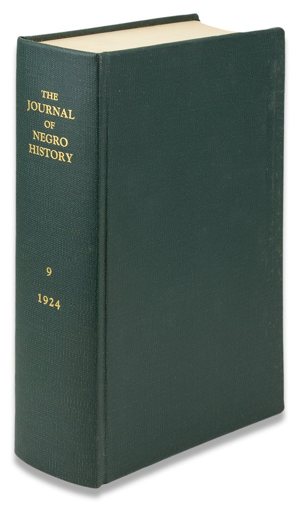 [3730273] The Journal of Negro History, Volume IX, 1924 [complete]. Carter G. Woodson, 1875–1950.