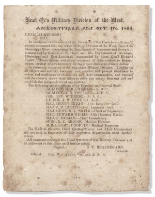 3730286] Head Qr’s Military Division of the West, Jacksonville, Ala. October 17th, 1864....