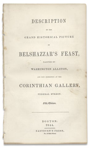 3730317] Description of the Grand Historical Picture of Belshazzar’s Feast Painted by...