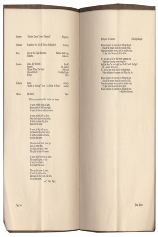 1887–1951, Collection of Hagerstown, Maryland Ephemera, mostly for Musical and Choral Performances.
