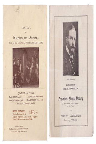 1887–1951, Collection of Hagerstown, Maryland Ephemera, mostly for Musical and Choral Performances.