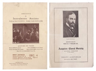 [1887–1951, Collection of Hagerstown, Maryland Ephemera, mostly for Musical and Choral Performances].