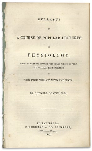 3730410] Syllabus of a Course of Popular Lectures on Physiology, With an Outline of the...