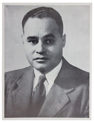3730471] [Large Portrait Print of Nobel Prize-Winner Ralph Bunche issued by Associated...