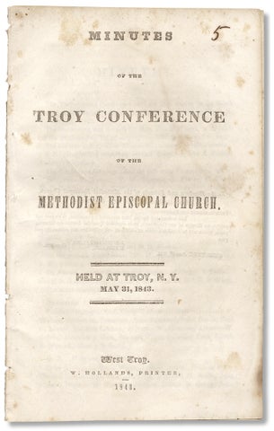 3730503] Minutes of the Troy Conference of the Methodist Episcopal Church held at Troy, N.Y. May...