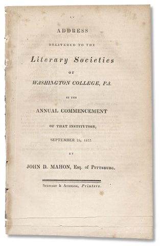 3730513] An Address Delivered to the Literary Societies of Washington College, Pa., at The Annual...