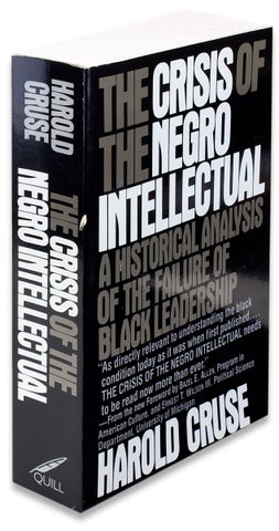 3730576] The Crisis of the Negro Intellectual. Harold Cruse, 1916–2005