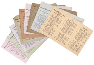 [1886–1907, Collection of 30 Young People’s Society of Christian Endeavor (Y.P.S.C.E.) Brochures from the First Presbyterian Church, Pen Argyl, Pennsylvania].
