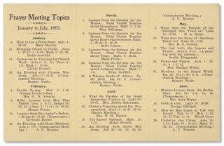 1886–1907, Collection of 30 Young People’s Society of Christian Endeavor (Y.P.S.C.E.) Brochures from the First Presbyterian Church, Pen Argyl, Pennsylvania.