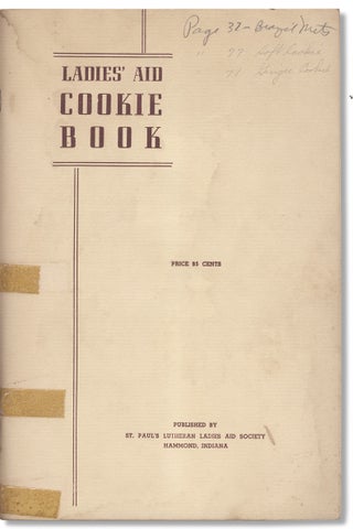 Ladies’ Aid Cookie Book.