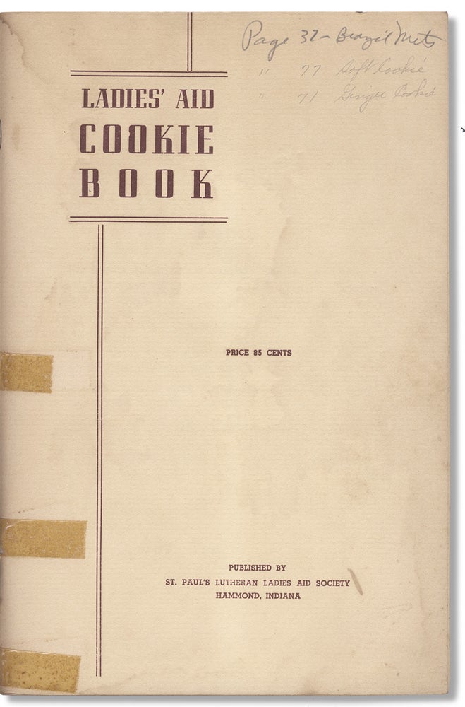 [3730707] Ladies’ Aid Cookie Book. Mrs. John Schmidt.