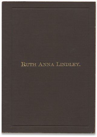 3730722] Account of Ruth Anna Lindley, A Minister of the Gospel in the Religious Society of...