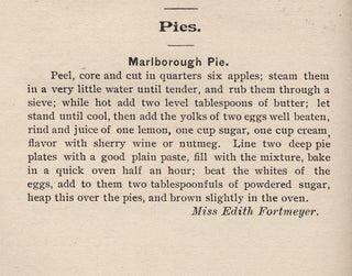 Delicacies Compiled by the Philochristus Circle of the Presbyterian Church (Munn Avenue) East Orange, N.J., 1904 ...