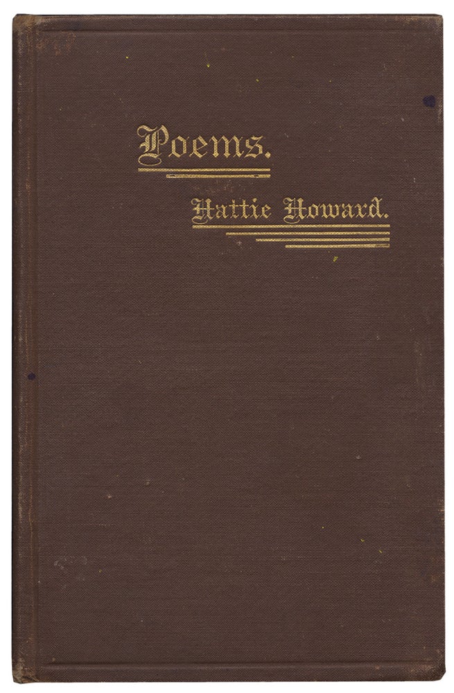 [3730816] Poems. Hattie Howard.