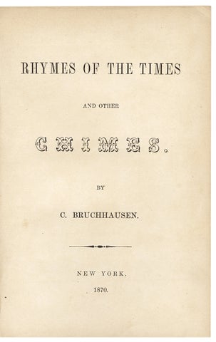 Rhymes of the Times and Other Chimes.