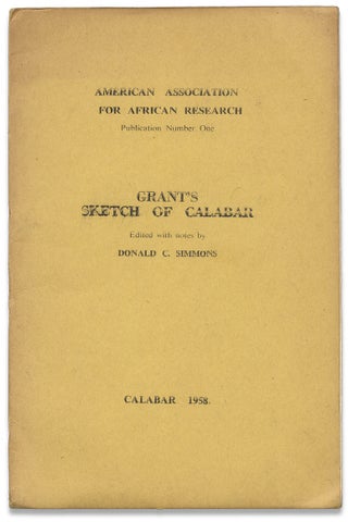 Grant’s Sketch of Calabar.