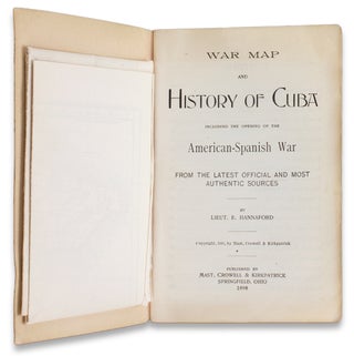 War Map and History of Cuba with Separate Map of Porto Rico and West Indies also including the Opening of the Spanish-American War. [cover title]