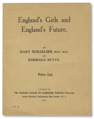 3730870] England’s Girls and England’s Future. M. D. Mary Scharlieb, M. S., Barbara Butts