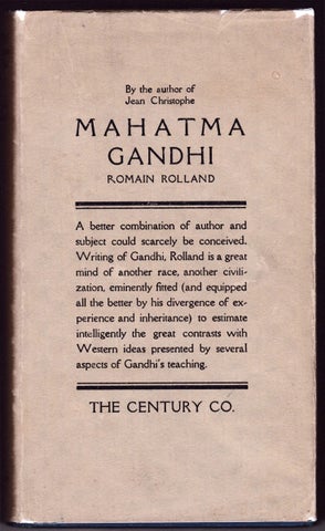 3730901] Mahatma Gandhi, The Man Who became One with the Universal Being. Romain Rolland,...