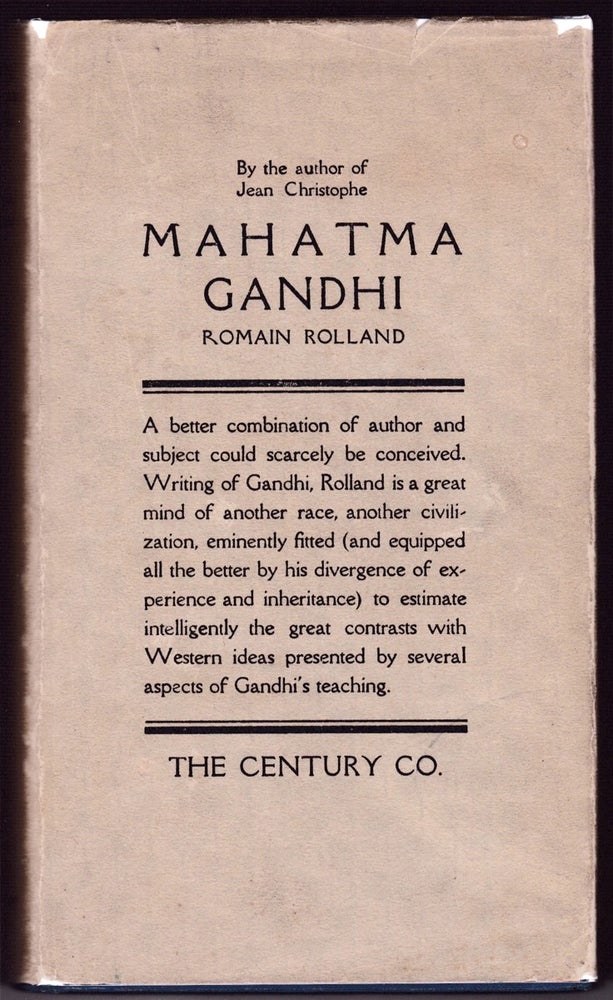 [3730901] Mahatma Gandhi, The Man Who became One with the Universal Being. Romain Rolland, Catherine D. Groth.
