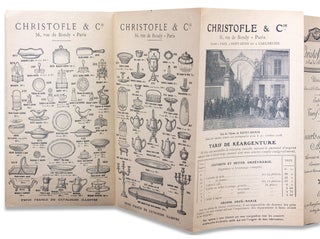 1908 Trade Catalog for Christofle & Cie of 56, rue de Bondy in Paris.