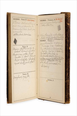1853-1854 New York to West Indies travel diary kept by William Henry Harison, son of Alexander Hamilton’s law partner and Constitution delegate.