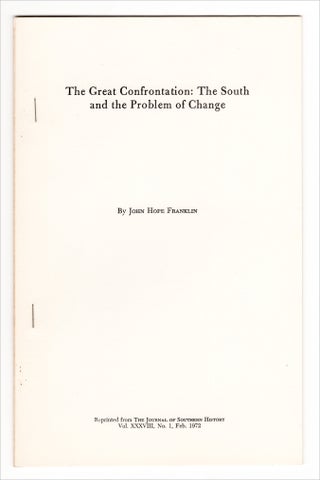 1945–1980, Nine reprints by John Hope Franklin, dean of African-American history.