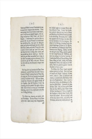 An Account of the Late Dreadful Earthquake and Fire, Which destroyed the City of Lisbon, The Metropolis of Portugal. In a Letter From a Merchant Resident there, To his Friend in England.