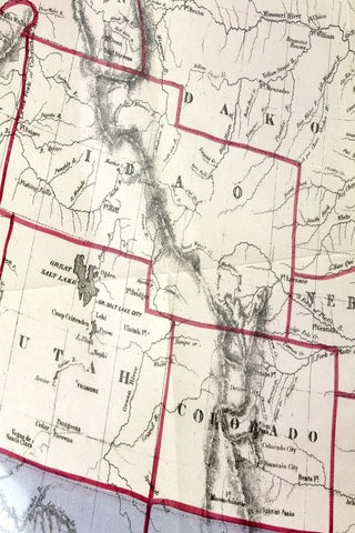 Map of the United States, Showing the Territory in Possession of the Federal Union, January, 1864.