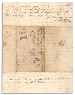 [1846 Letter from New Orleans by Asheville, North Carolina Merchant James Washington Patton discussing Family Financial Affairs and a Federal Lawsuit]