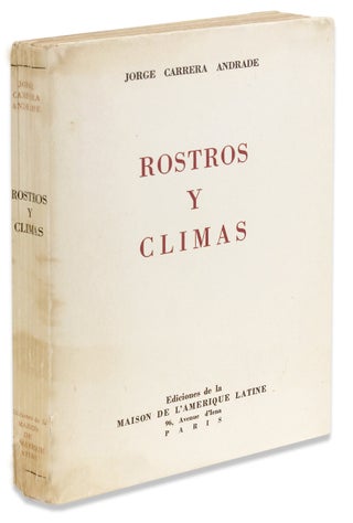 3731304] Rostros y Climas (Crónica de Viajes, Hombres y Sucesos de Nuestro Tiempo). [inscribed...