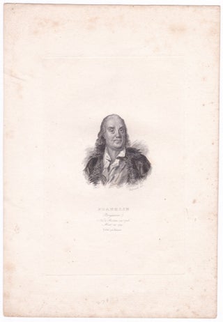 3731326] Franklin (Benjamin), Né à Boston en 1706. Mort en 1790. artist Anna Rosalie Filleul