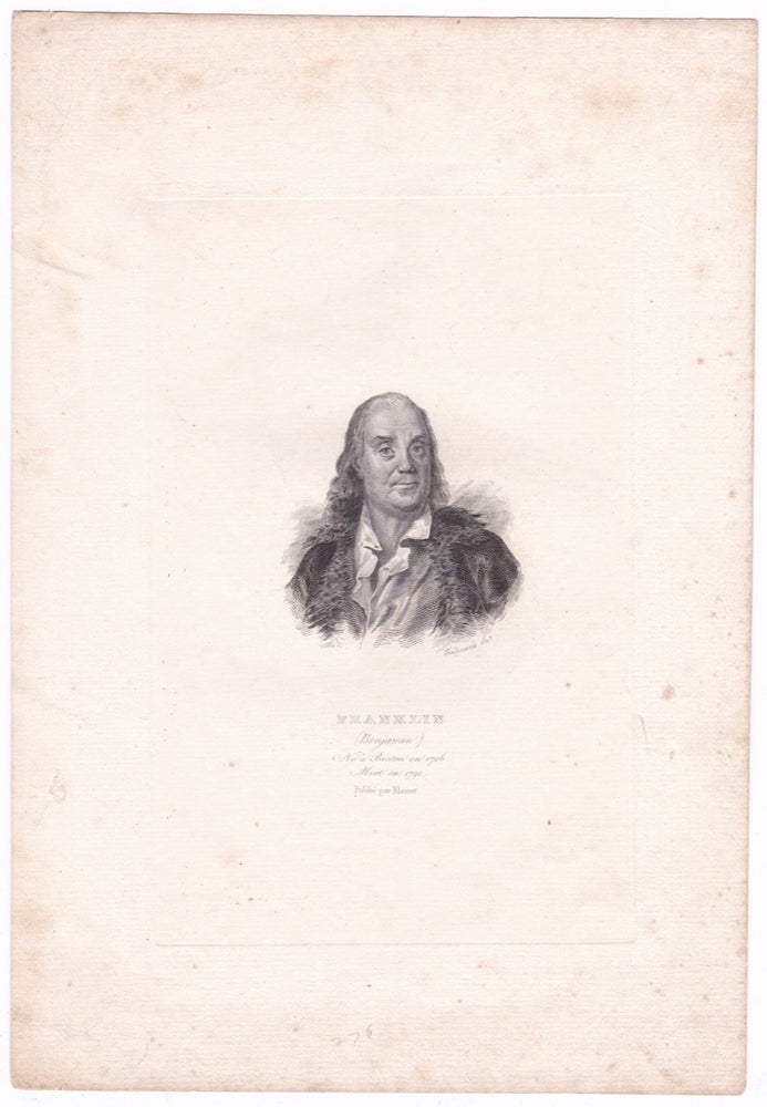 [3731326] Franklin (Benjamin), Né à Boston en 1706. Mort en 1790. artist Anna Rosalie Filleul.
