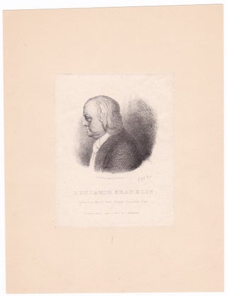 3731331] Benjamin Franklin. [Portrait]. Thomas LANDSEER