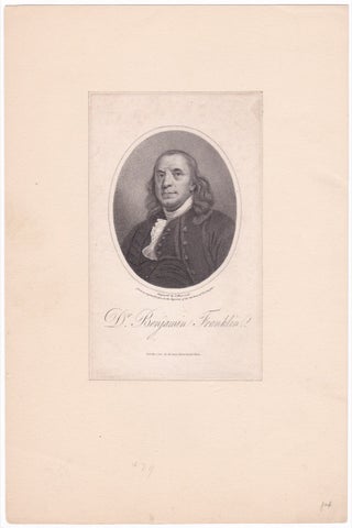 3731335] Dr. Benjamin Franklin. Engraved by J. Hopwood from an original Picture in the Possession...