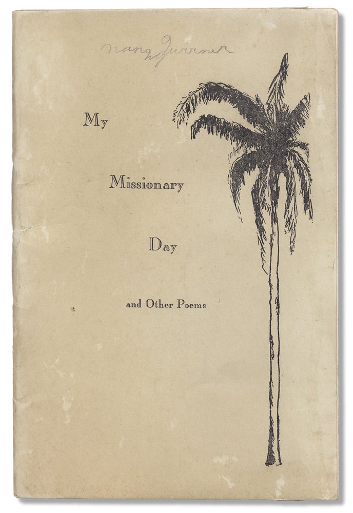 [3731389] My Missionary Day and Other Poems.