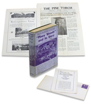 3731420] Piney Woods and Its Story. (Signed and with ephemera). Laurence C. Jones